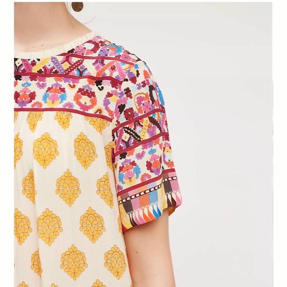 Anthropologie Tanvi Kedia Beaded Caltha Swing Dress Size XL - Picture 12 of 16